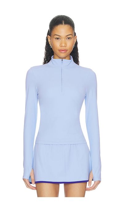 Splits59 Splits59 Tess Rigor Half Zip Waist Length Top