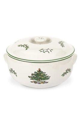 Spode Spode Christmas Tree Round Covered Baking Dish