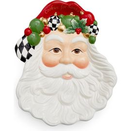 Spode Spode Christmas Tree Santa Cookie Plate