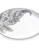 Spode Spode Sara Miller Artisanne Noir Large Oval Platter 16.5" - 1