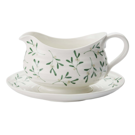 Spode Spode Sophie Conran Mistletoe Sauce Boat & Stand
