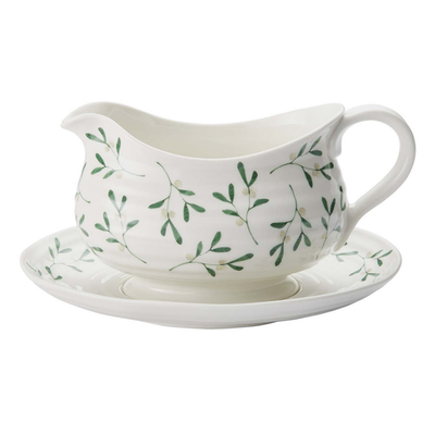 Spode Spode Sophie Conran Mistletoe Sauce Boat & Stand