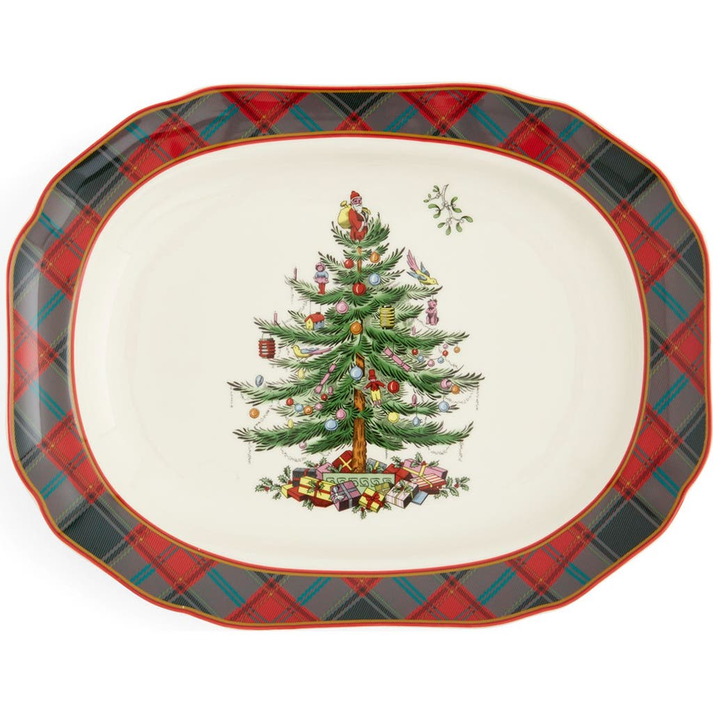 Spode Spode Tartan Rectangular Platter
