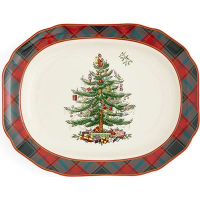 Spode Spode Tartan Rectangular Platter