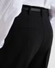 Sportmax Sportmax Belted crÃªpe straight pants - 5