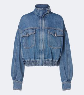 Sportmax Sportmax Denim bomber jacket