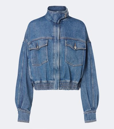 Sportmax Sportmax Denim bomber jacket