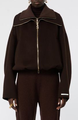 SPORTMAX SPORTMAX Emiro Virgin Wool Short Coat