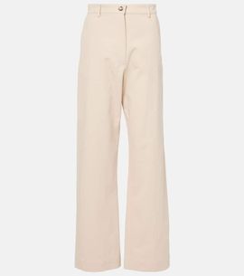 Sportmax Sportmax Era cotton-blend wide-leg pants