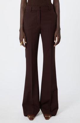 SPORTMAX SPORTMAX Febe Virgin Wool Blend Wide Leg Trousers