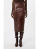 SPORTMAX SPORTMAX Lappole Leather Midi Skirt - 1