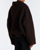 Sportmax Sportmax Leather-trimmed teddy jacket - 6