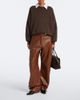 Sportmax Sportmax Leather barrel-leg pants - 2