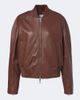 Sportmax Sportmax Leather bomber jacket - 1