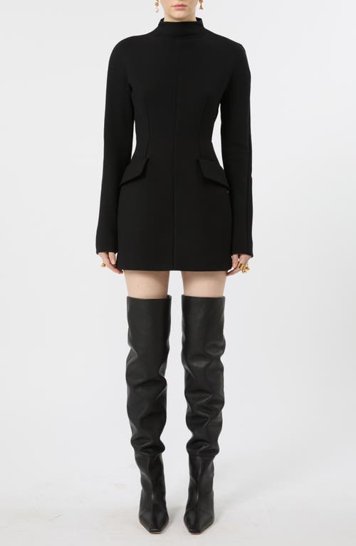SPORTMAX SPORTMAX Mock Neck Long Sleeve Minidress