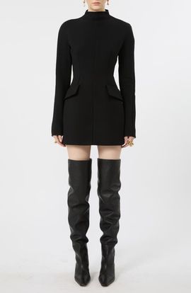 SPORTMAX SPORTMAX Mock Neck Long Sleeve Minidress