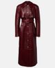 Sportmax Sportmax Paste leather trench coat - 1