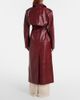 Sportmax Sportmax Paste leather trench coat - 3