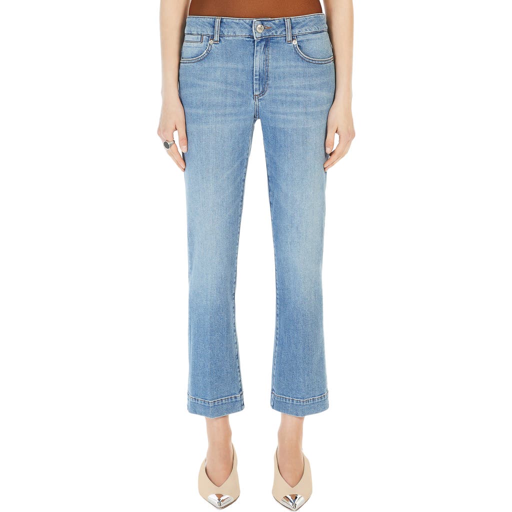 SPORTMAX SPORTMAX Perfect Fit Stretch Denim Crop Jeans