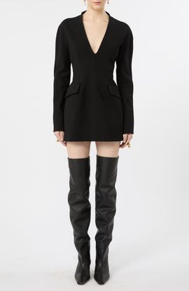 SPORTMAX SPORTMAX Plunging V-Neck Minidress