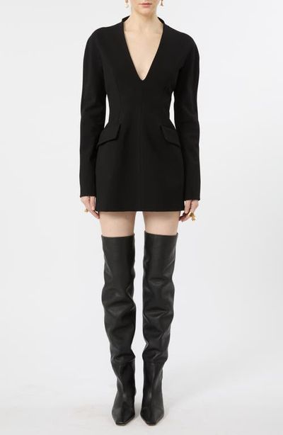 SPORTMAX SPORTMAX Plunging V-Neck Minidress