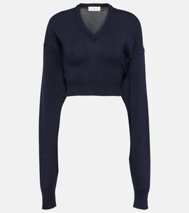Sportmax Sportmax Pomez cropped wool sweater