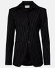 Sportmax Sportmax Rive striped wool-blend gabardine blazer - 1