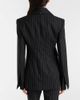 Sportmax Sportmax Rive striped wool-blend gabardine blazer - 7