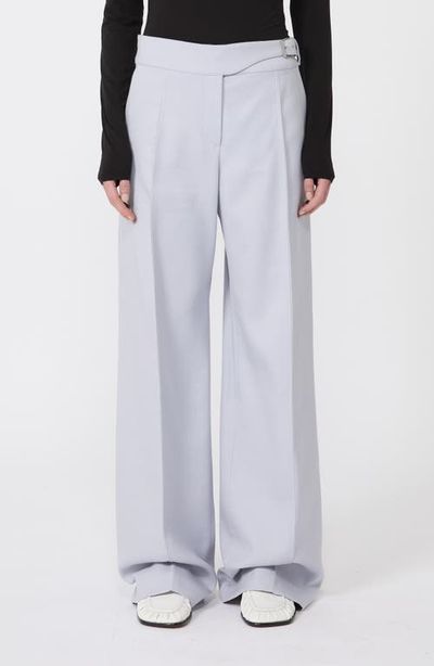 SPORTMAX SPORTMAX Salita Cotton Blend Twill Wide Leg Pants