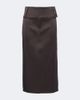 Sportmax Sportmax Satin midi skirt - 1