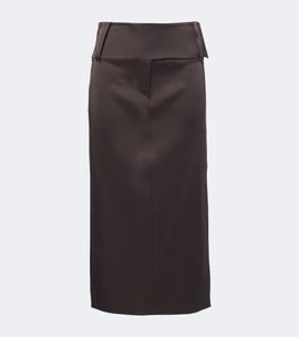 Sportmax Sportmax Satin midi skirt