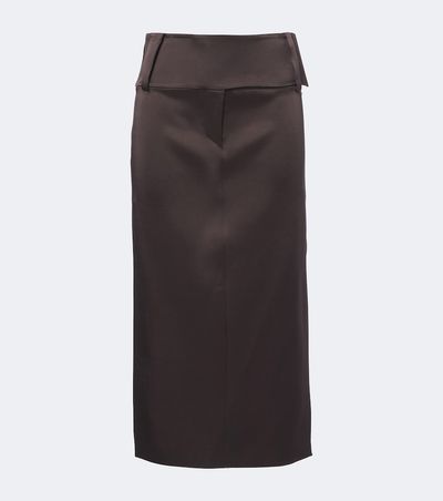 Sportmax Sportmax Satin midi skirt