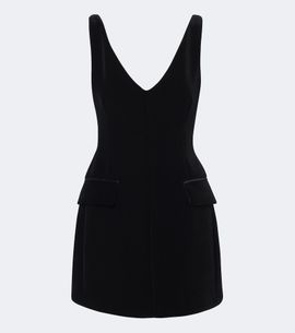 Sportmax Sportmax Sleeveless velvet minidress