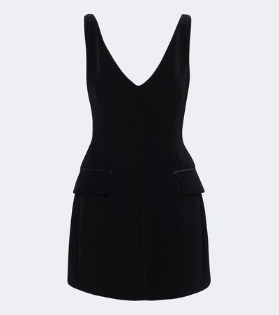 Sportmax Sportmax Sleeveless velvet minidress