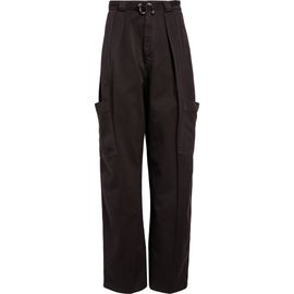 SPORTMAX SPORTMAX Spigola Oversize Cotton Denim Barrel Leg Cargo Pants