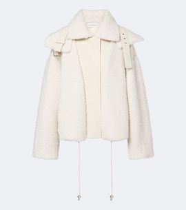 Sportmax Sportmax Teddy-trimmed jacket