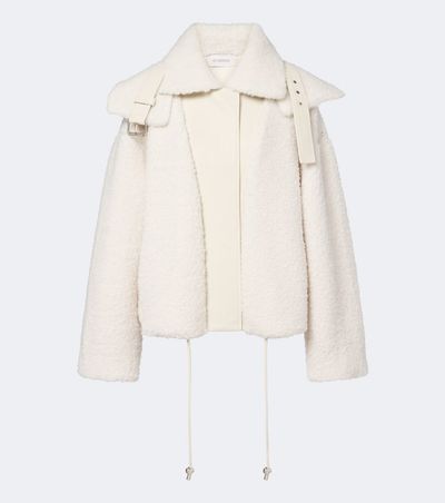 Sportmax Sportmax Teddy-trimmed jacket