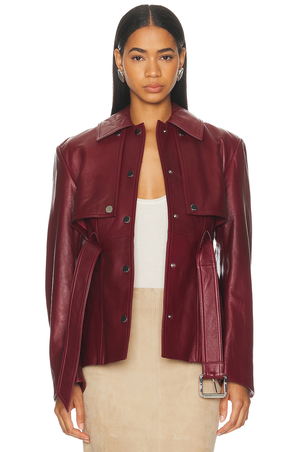 Sportmax - Tenzone Leather Jacket