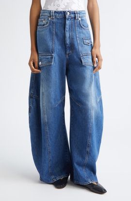 SPORTMAX SPORTMAX Violino Utility Barrel Leg Jeans