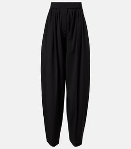 Sportmax Sportmax Virgin wool pleated balloon pants
