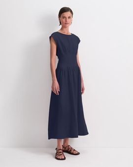 Sportscraft Sportscraft Ariana Pintuck Linen Dress