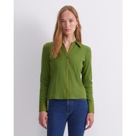 Sportscraft Sportscraft Catherine Rib Button-Front Shirt