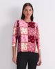 Sportscraft Sportscraft Horse Print 3/4 Sleeve Mercerized Top - 1