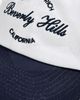 Sporty & Rich Sporty & Rich Beverly Script Hat White/Dark Navy One - 5