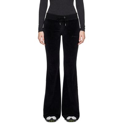 Sporty & Rich Sporty & Rich Black Signature Logo Krystal Sweatpants