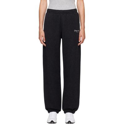 Sporty & Rich Sporty & Rich Black Signature NY Sweatpants