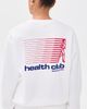 Sporty & Rich Sporty & Rich Bold Health Sweatshirt White Sports Red/Soda - 3