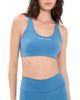 Sporty & Rich Sporty & Rich Bold Logo Sports Bra Dusty Blue White - 1