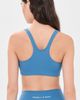Sporty & Rich Sporty & Rich Bold Logo Sports Bra Dusty Blue White - 3