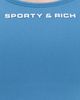 Sporty & Rich Sporty & Rich Bold Logo Sports Bra Dusty Blue White - 6